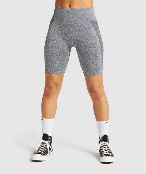 Women's Gymshark Flex Cycling Shorts Grey | NZ 3PJKET